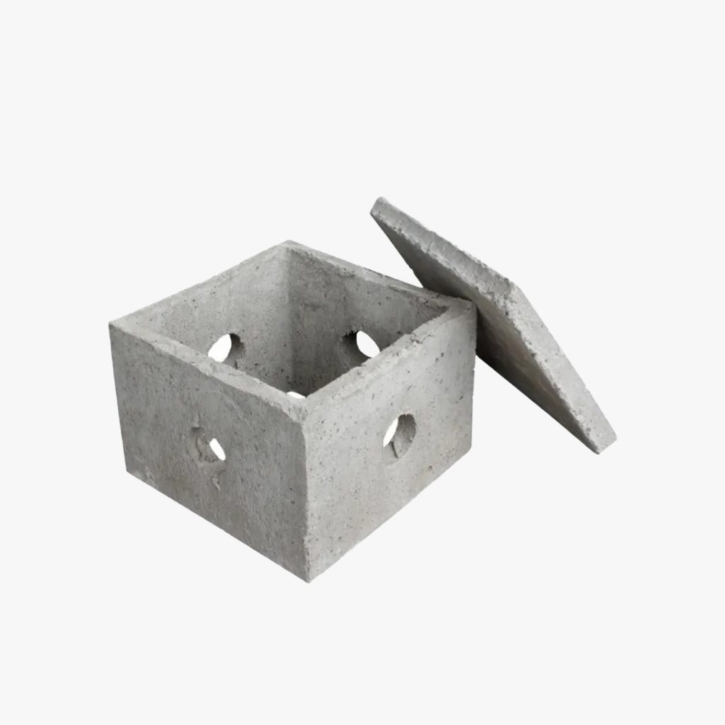 Caixa elétrica com tampa (40X40X40 )